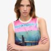 Sub Print Vest Top