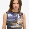 Sub Print Vest Top