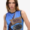 Sub Print Vest Top