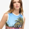 Sub Print Vest Top