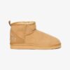 Suede Sherpa Mini Boots