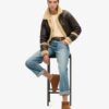Suede Sherpa Mini Boots