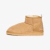 Suede Sherpa Mini Boots