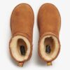 Suede Sherpa Mini Boots