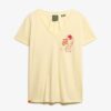 Suika Metallic Relaxed V-Neck T-Shirt