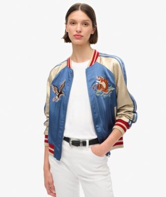 Sukajan Embroidered Bomber Jacket