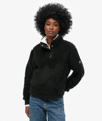 Super Soft Popper Neck Teddy Fleece