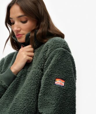 Super Soft Popper Neck Teddy Fleece