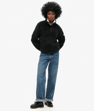 Super Soft Popper Neck Teddy Fleece