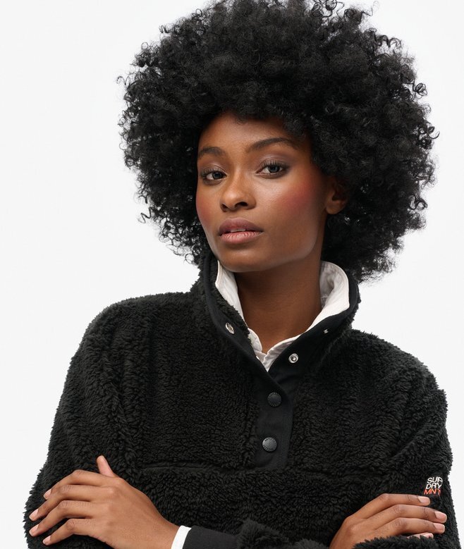 Super Soft Popper Neck Teddy Fleece Super Soft Popper Neck Teddy Fleece