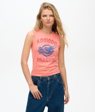 Superdry X Komodo Classic Dragon Vest Top