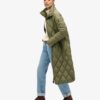 Superlong Quilted Liner Coat