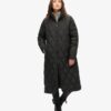 Superlong Quilted Liner Coat