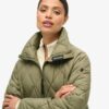 Superlong Quilted Liner Coat