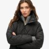 Superlong Quilted Liner Coat