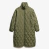 Superlong Quilted Liner Coat
