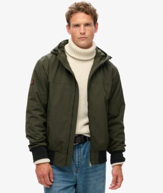 Surplus Nylon Hooded Bomber Jacket