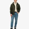 Surplus Nylon Hooded Bomber Jacket