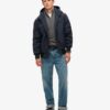 Surplus Nylon Hooded Bomber Jacket