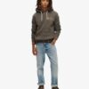 Tattoo Back Graphic Loose Hoodie