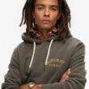 Tattoo Back Graphic Loose Hoodie