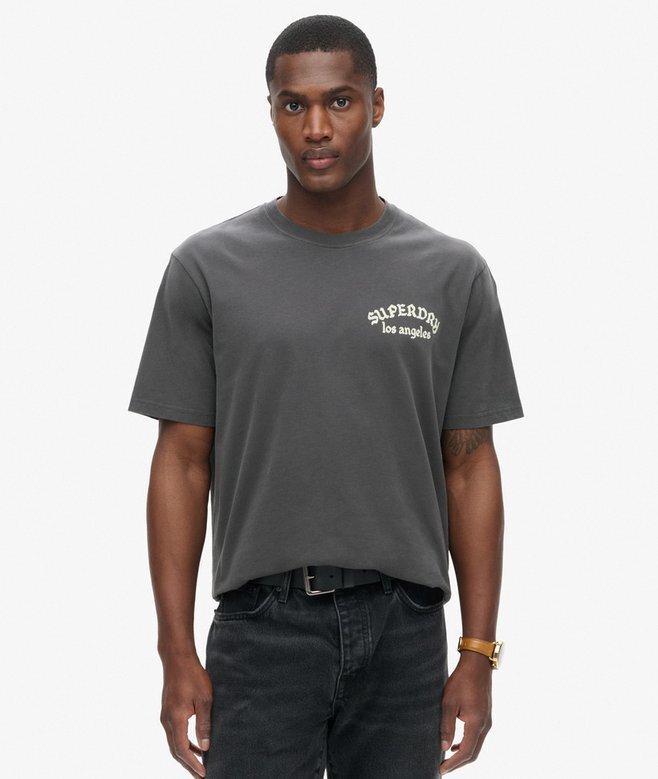 Tattoo Back Graphic Loose T-Shirt Tattoo Back Graphic Loose T-Shirt