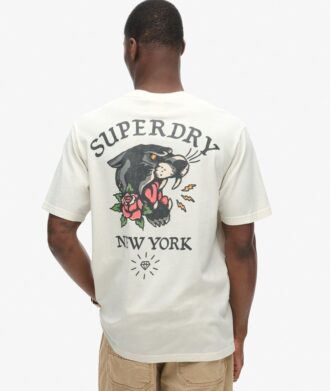 Tattoo Back Graphic Loose T-Shirt