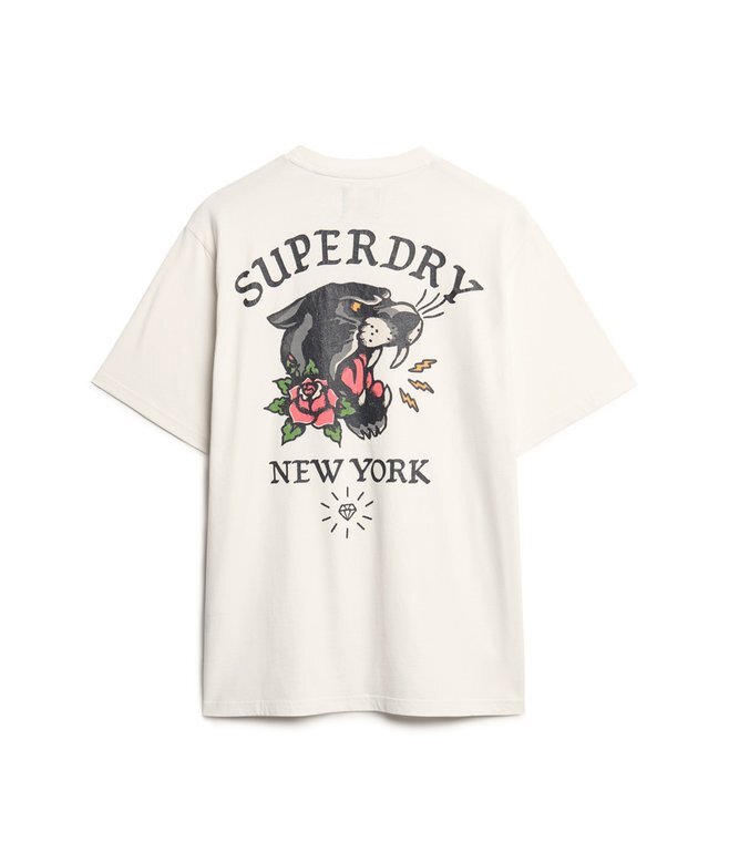 Tattoo Back Graphic Loose T-Shirt Tattoo Back Graphic Loose T-Shirt