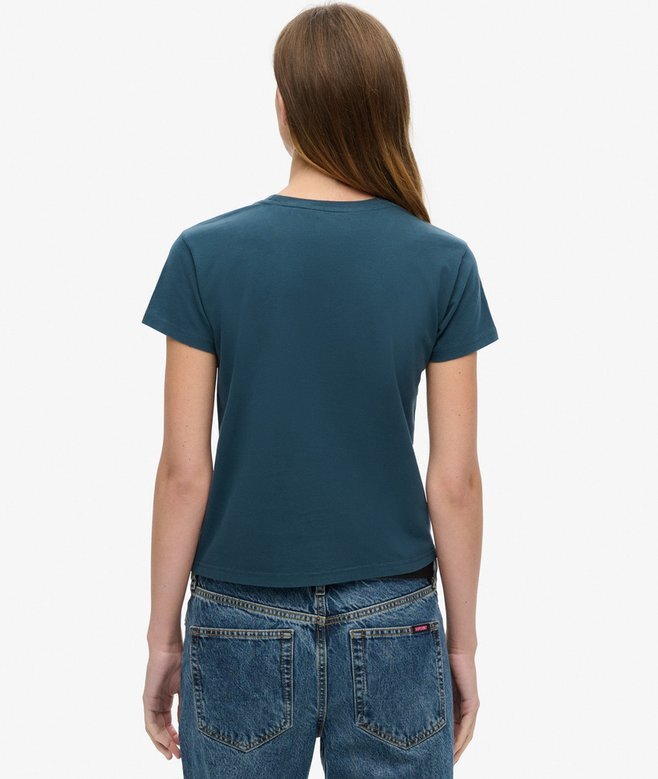 Tattoo Rhinestone Fitted T-Shirt Tattoo Rhinestone Fitted T-Shirt