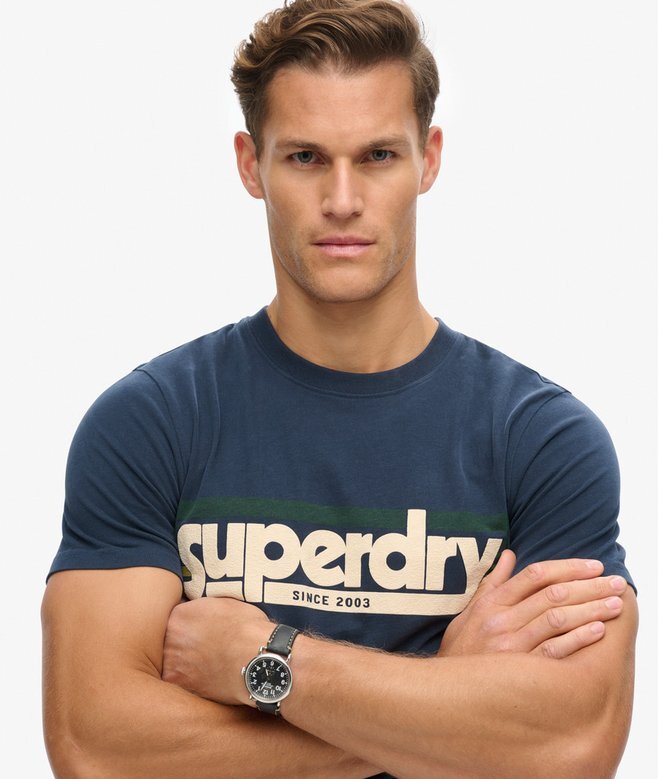 Terrain Striped Logo T-Shirt Terrain Striped Logo T-Shirt