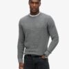 Textured Crew Knitted Jumper Textured Crew Knitted Jumper