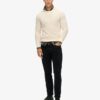 Textured Crew Knitted Jumper Textured Crew Knitted Jumper