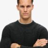 Textured Crew Knitted Jumper