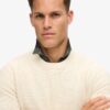 Textured Crew Knitted Jumper Textured Crew Knitted Jumper