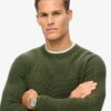 Textured Crew Knitted Jumper Textured Crew Knitted Jumper