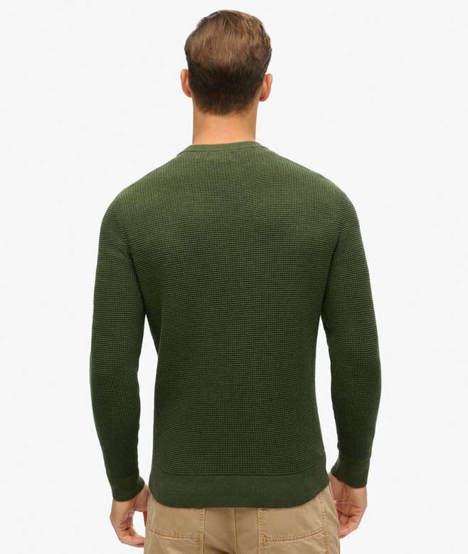 Textured Crew Knitted Jumper Textured Crew Knitted Jumper