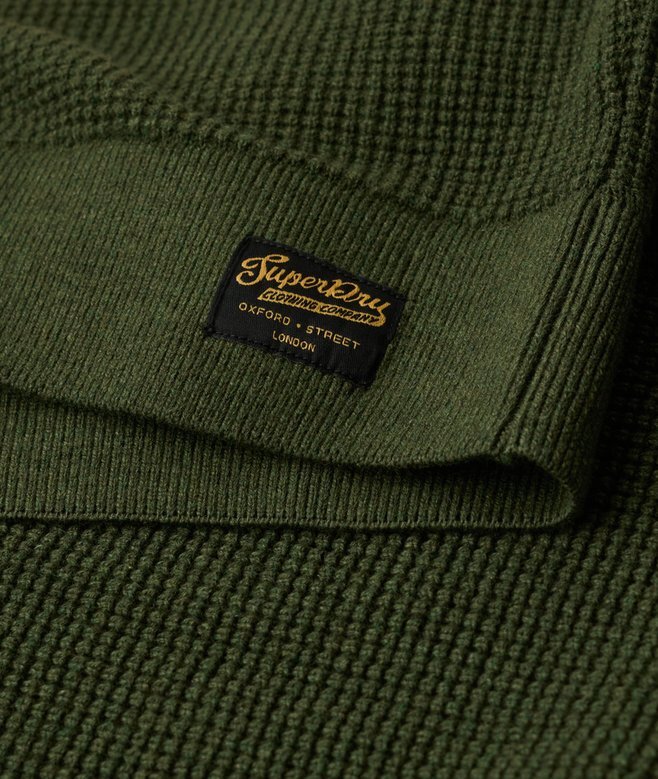 Textured Crew Knitted Jumper Textured Crew Knitted Jumper