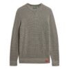 Textured Crew Knitted Jumper Textured Crew Knitted Jumper