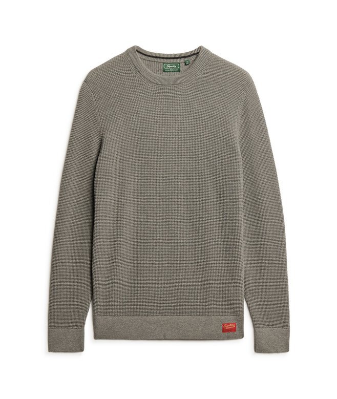 Textured Crew Knitted Jumper Textured Crew Knitted Jumper