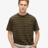 Textured Stripe Pocket T-Shirt