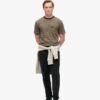 Textured Stripe Pocket T-Shirt
