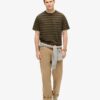 Textured Stripe Pocket T-Shirt