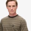 Textured Stripe Pocket T-Shirt