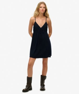 Textured Woven Cami Mini Dress