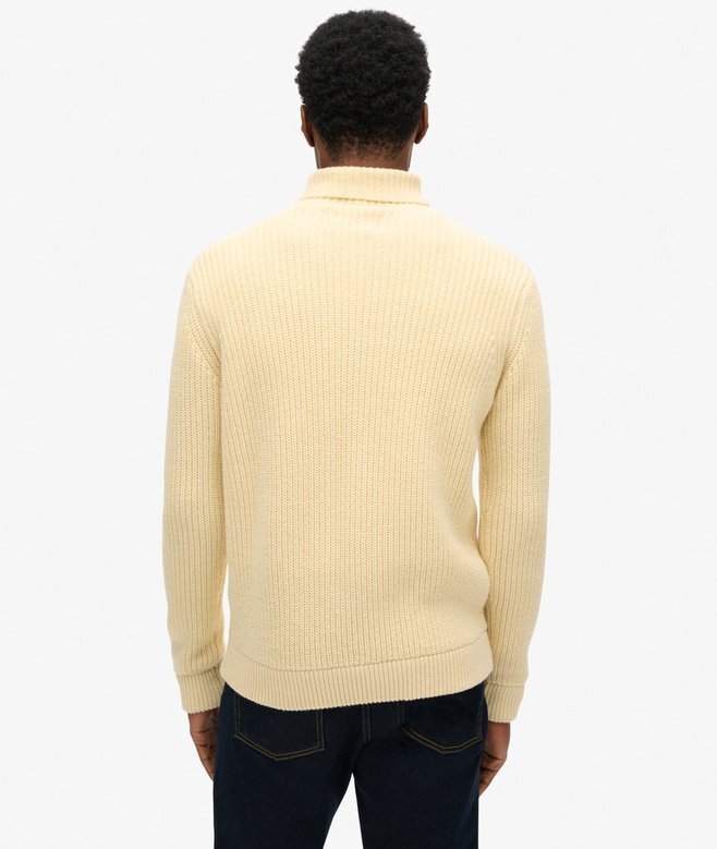 The Merchant Store – Cable Roll Neck Jumper The Merchant Store – Cable Roll Neck Jumper