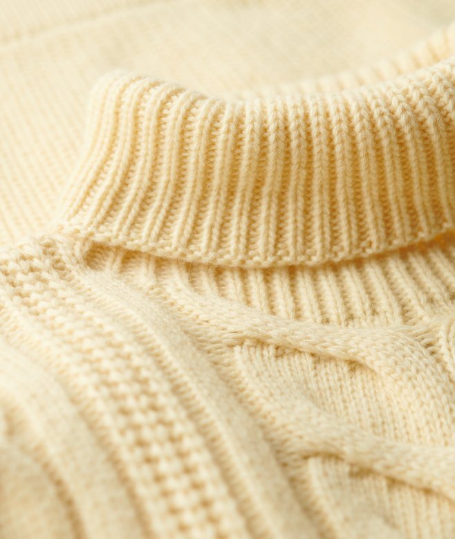 The Merchant Store – Cable Roll Neck Jumper The Merchant Store – Cable Roll Neck Jumper