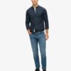 The Merchant Store – Indigo Henley Shirt