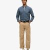 The Merchant Store – Indigo Henley Shirt