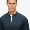 The Merchant Store – Indigo Henley Shirt