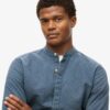 The Merchant Store – Indigo Henley Shirt